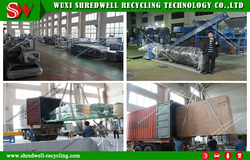 High Quality Recycling System to Shred Waste/Used/Scrap Tires