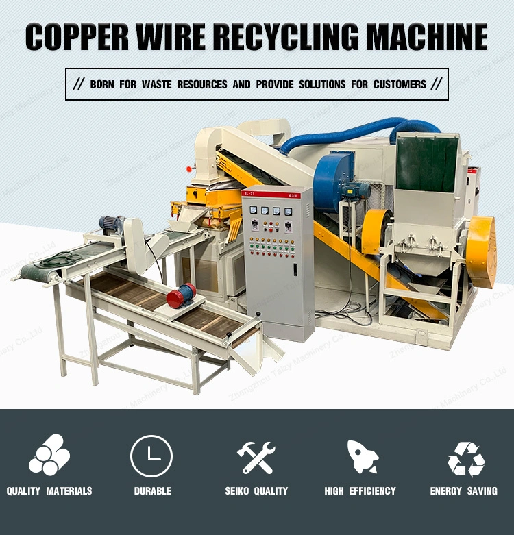 Electrical Aluminum Copper Wire Cable Granulator Machine Copper Rice Recycling Machine