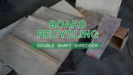 Multifunctional Double Shaft Metal Scrap Tyre Wood Can Iron Barrel Shredder