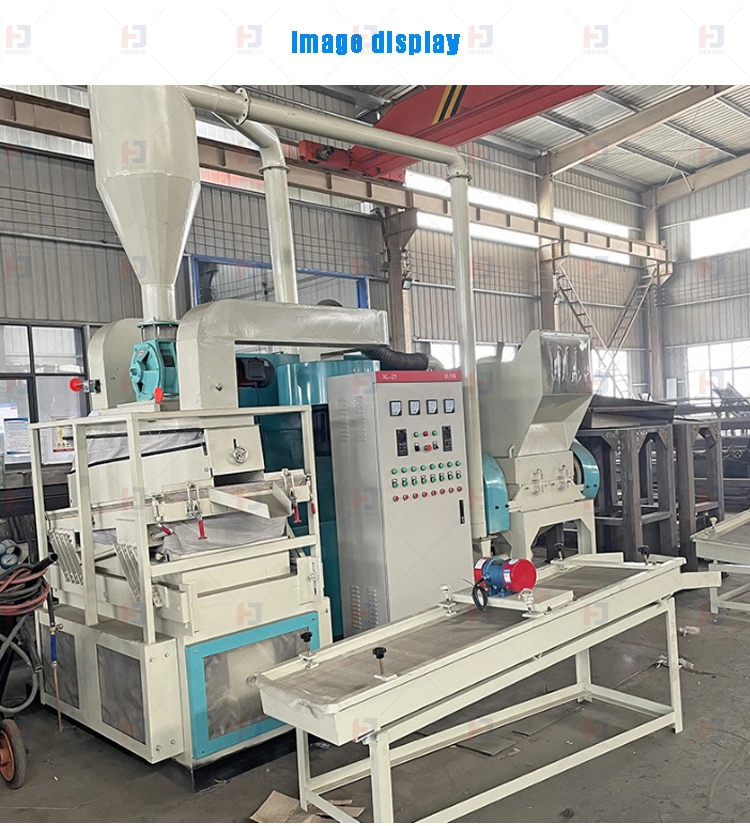 Electric Aluminum Copper Wire Small Cable Granulator Grinding Recycling Plant Machine with Separator