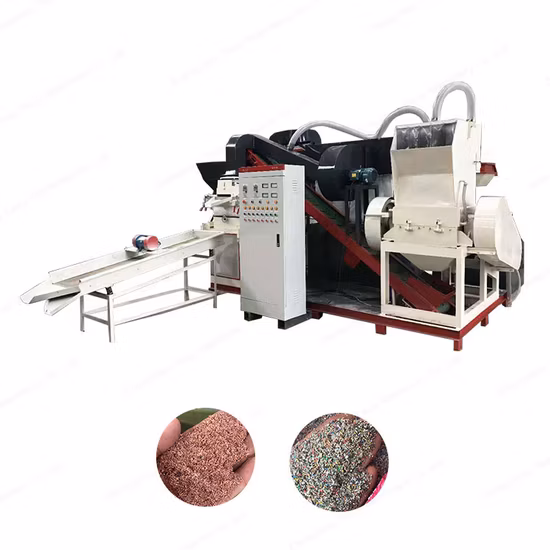 Electrical Aluminum Copper Wire Cable Granulator Machine Copper Rice Recycling Machine